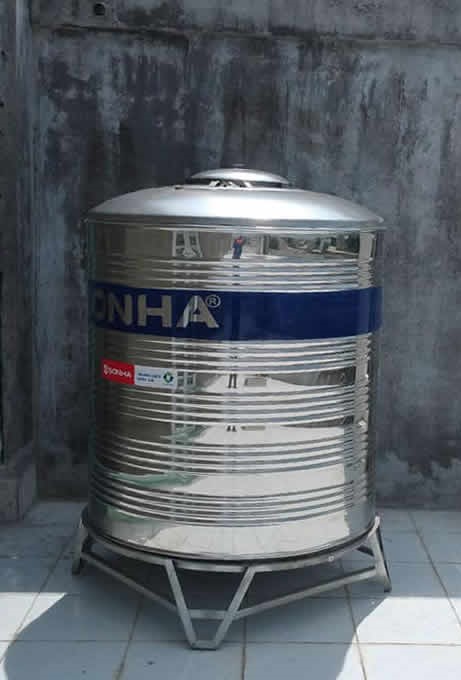 Kiểm tra mối hàn và gân tăng cứng bồn inox Mối hàn và gân tăng cứng bồn inox 1000L đứng